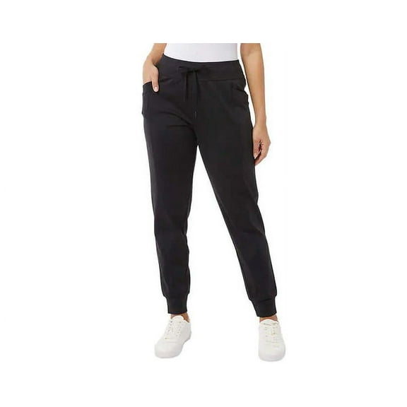 32 Degrees Heat Women's Tech Fleece Jogger Pants (Size S, Black)