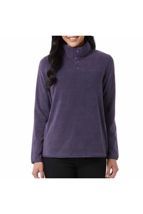 Heat Women’s Snap Arctic Soft Fleece Pullover Top