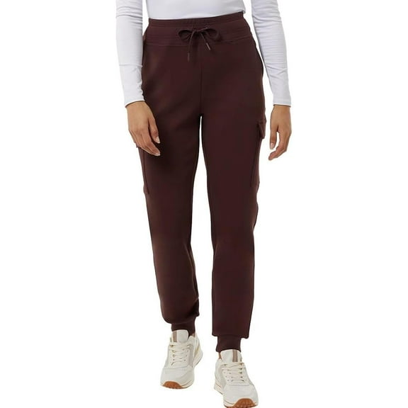 32 Degrees Heat Women's Tech Cargo Jogger Pants Dark Red M