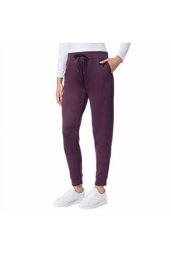 Heat Women's Tech Fleece Jogger Pant (Heather Agate Purple, X-Small)