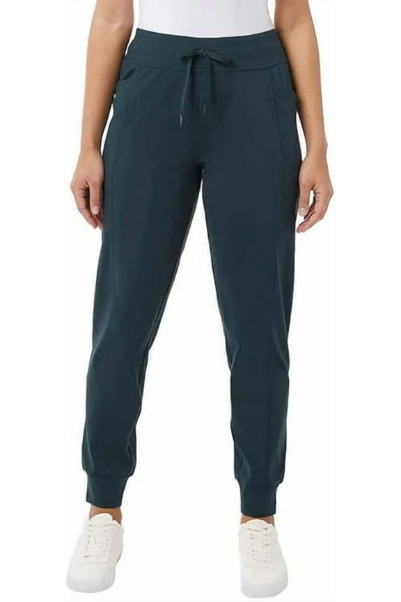 Heat Women's Tech Fleece Jogger Pants ( Deep Peacock, 2X)