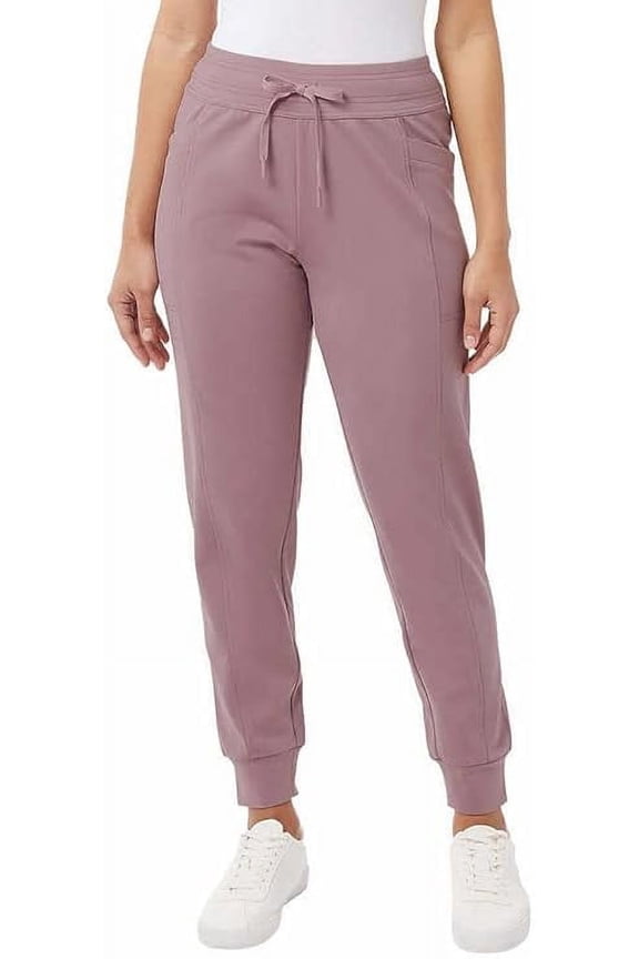Heat Women's Tech Fleece Jogger Pants (Morning Fig, XXL)