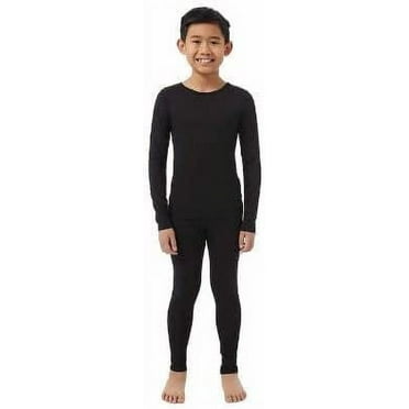 32 Degrees Kids Baselayer Top Pant Heat Set. Size Medium (8/10) Black