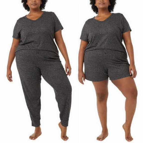 32 Degrees Ladies' 3-piece Lounge Set (Black, M) 1619297