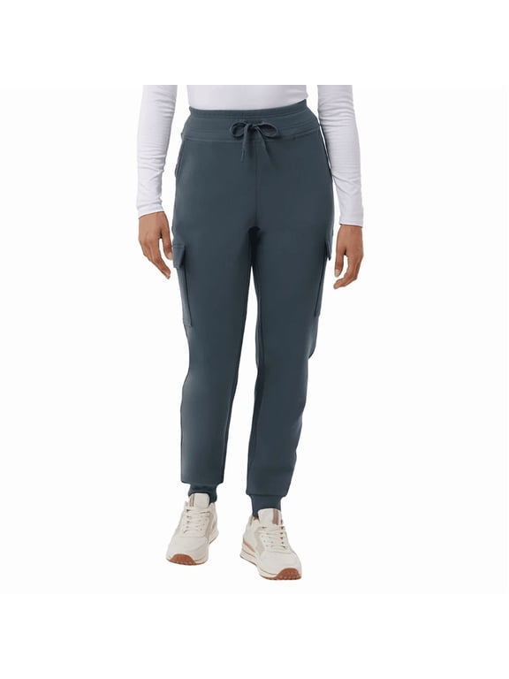 Heat Women's Tech Cargo Jogger Pants, Blue, Medium