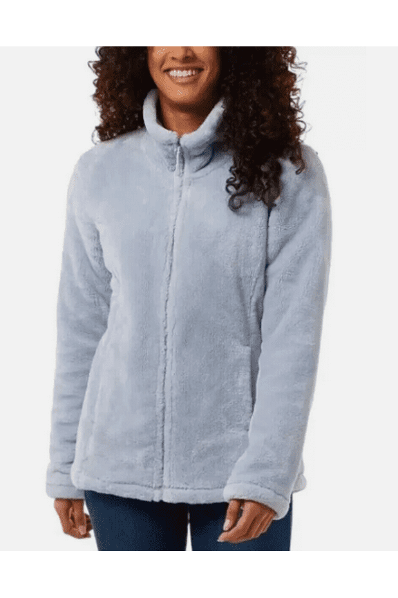 Ladies' Plush Jacket, Arctic Ice, XXL