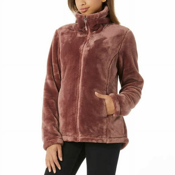 32 Degrees Ladies' Plush Jacket (Sedona Clay, Large)