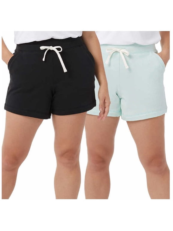 Womens Ultra Soft Cotton Blend 2 Pack Short (as1, Alpha, one_Size, Regular, Regular, XLarge)