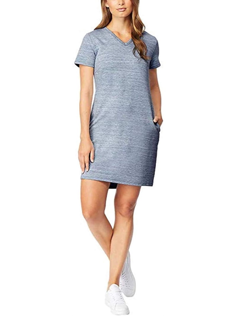 32 Degrees Women's Casual T-Shirt Dress, Light Blue, XS - Walmart.com 32 Degrees Women's Casual T-Shirt Dress, Light Blue, XS - Walmart.com