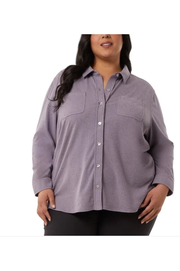 Ladies' Soft Fleece Button Up Shirt (1815413)