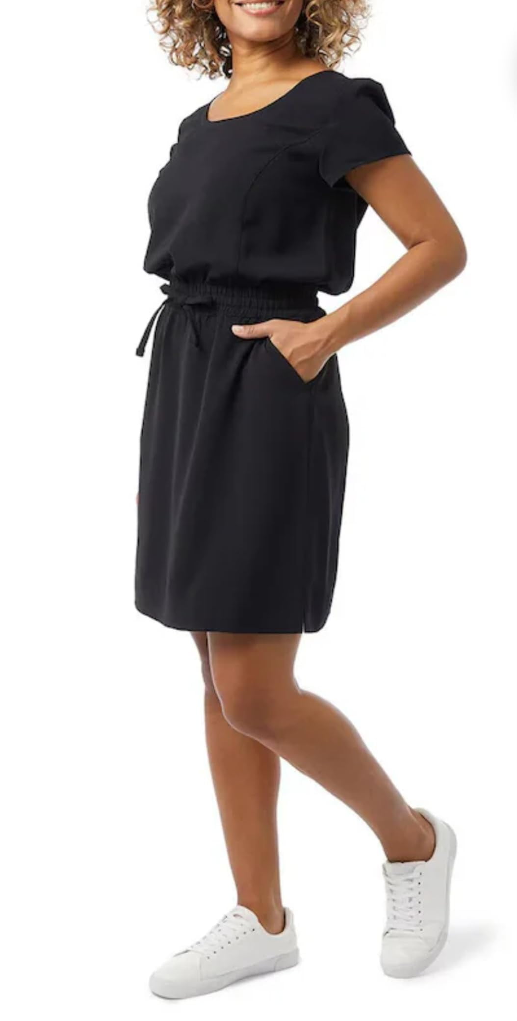 knee length dresses for ladies Women's Luxe Knit Pocket Dress main image 0