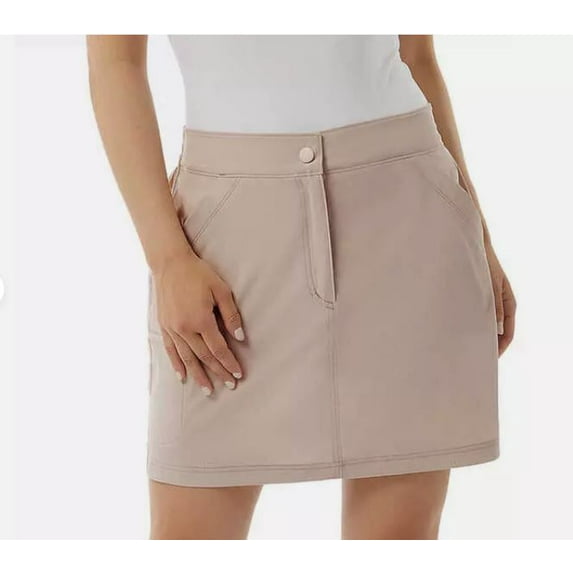 32 Degrees Ladies' Tech Skort, Beige Medium