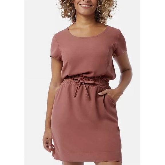 32 Degrees Women's Twill Dress, Pink