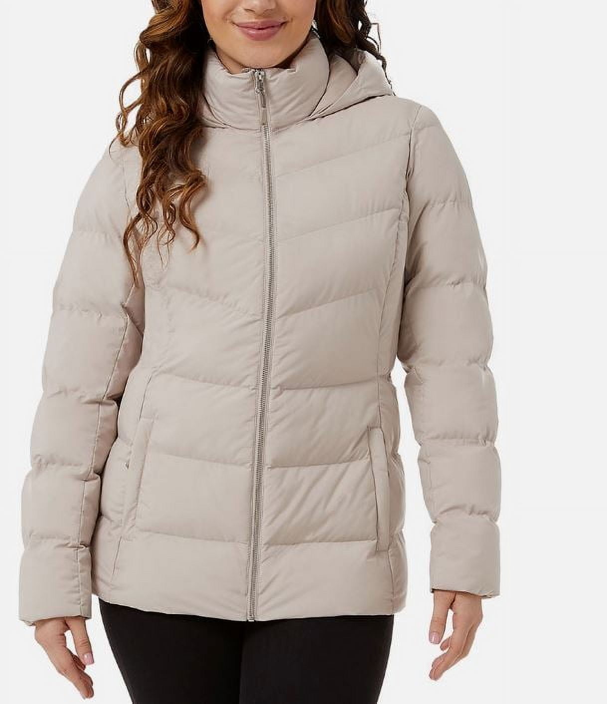 32 degrees quilted down hooded puffer coat sale