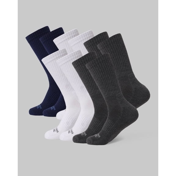 32 Degrees MEN'S 5-PACK COOL COMFORT CREW SOCKS