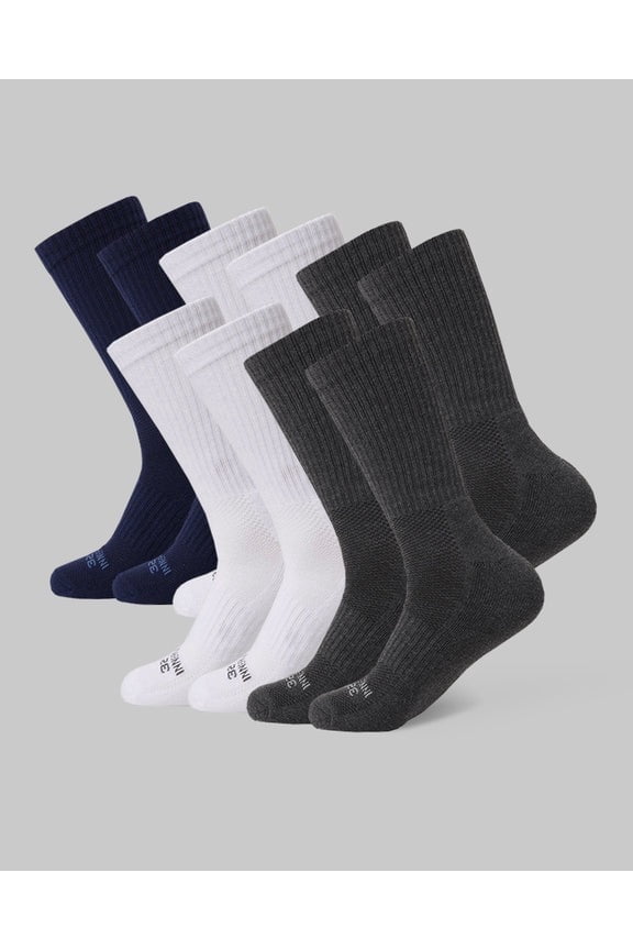 MEN'S 5-PACK COOL COMFORT CREW SOCKS