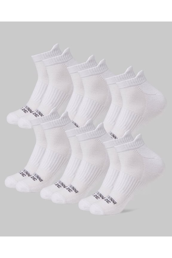 MEN'S 6-PACK COOL COMFORT ANKLE RUNNING SOCKS