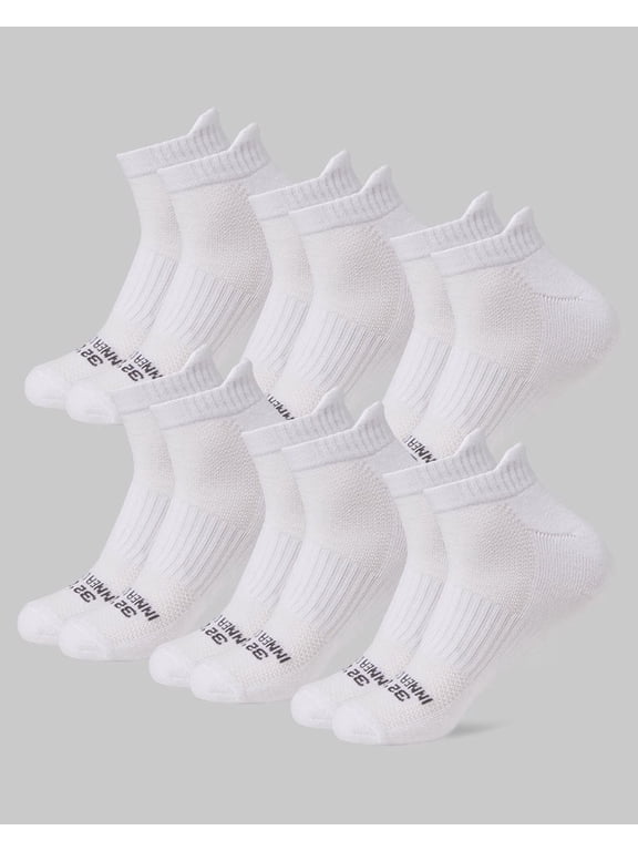 MEN'S 6-PACK COOL COMFORT ANKLE RUNNING SOCKS