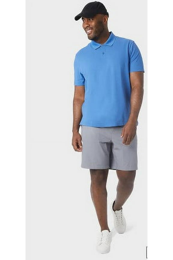 MEN'S COTTON PIQUE POLO Aviator Blue (Large)