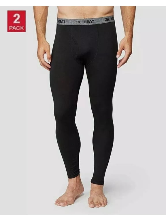 Men's 2-Pack Performance Lightweight Thermal Legging Pant, /Black, S