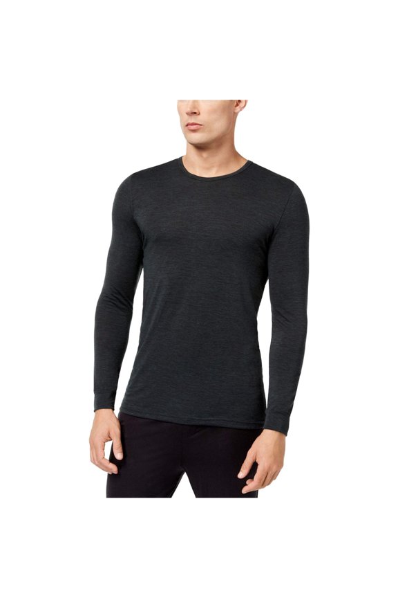 Men's Base Layer Crew Neck Shirt Black