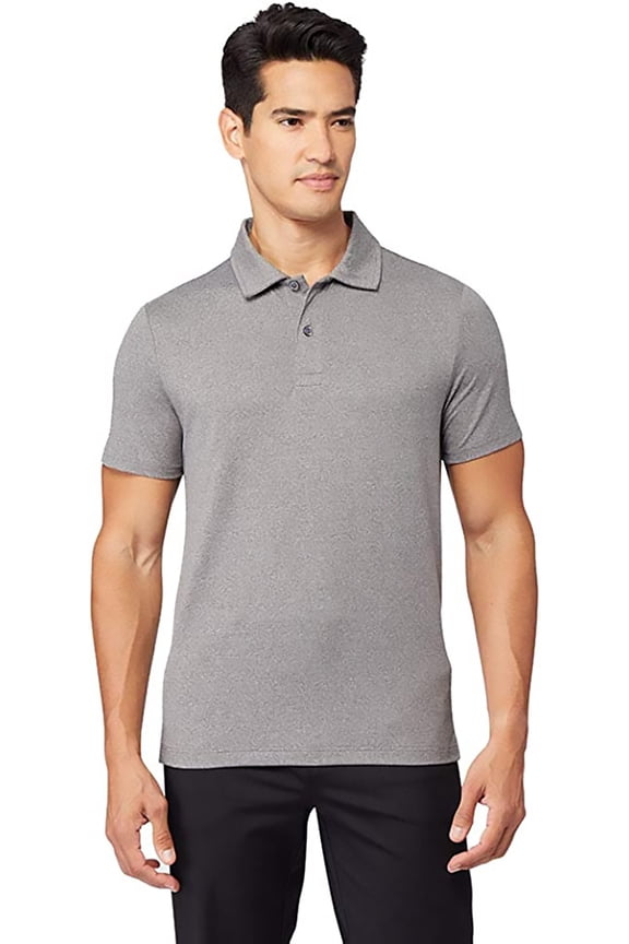 Men's Cool Classic Polo - Grey Heather - X-Large