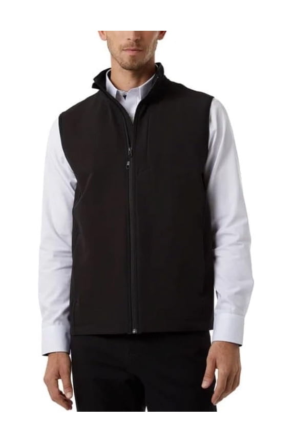 Men's Vest (US, Alpha, Small, Regular, Regular, Black)