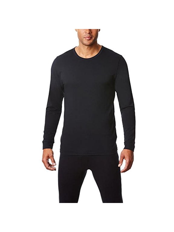 Men's Heat Performance Mesh Baselayer Tee- Black -S