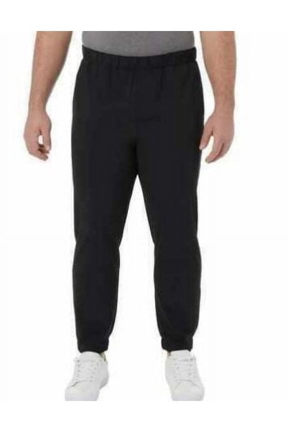 Men's Heat Soft Tech Cuffed Jogger Sweatpants, Black Large