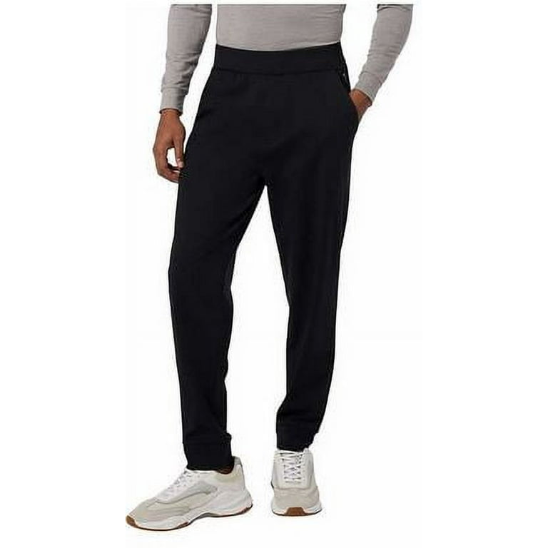 32 Degrees Men s Heat Tech Joggers Black Medium Walmart