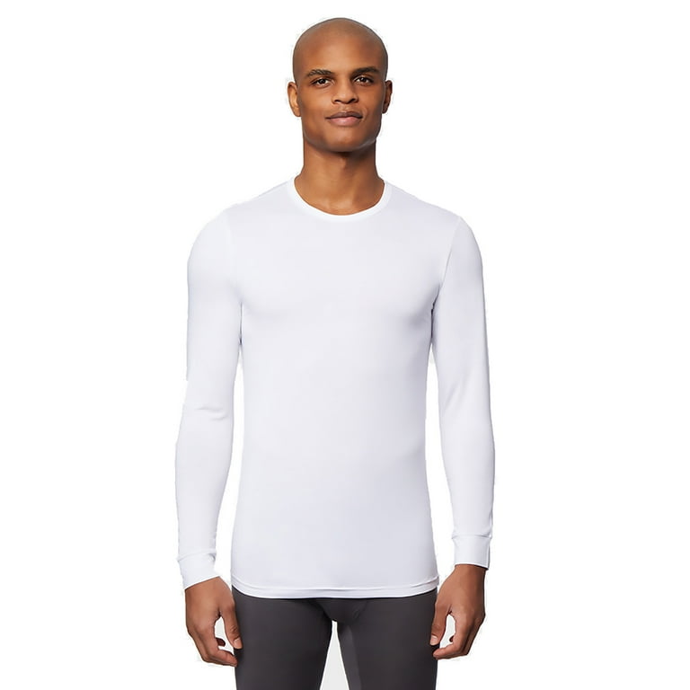 32 Degrees Men s Lightweight Baselayer Crew Top White X Large