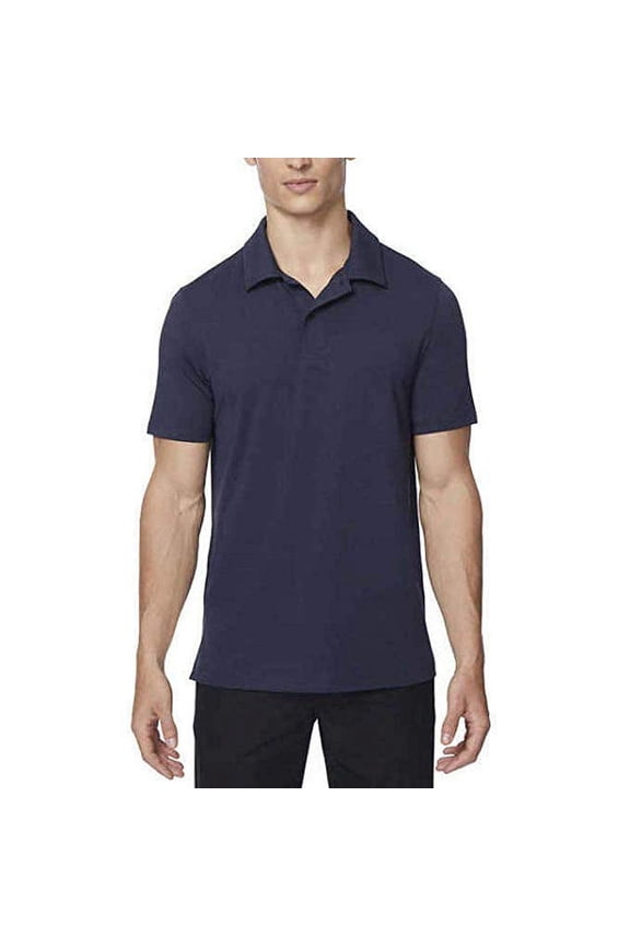 32 Degrees Men?s Performance Polo, Stormy Night Blue, Size Medium - NEW