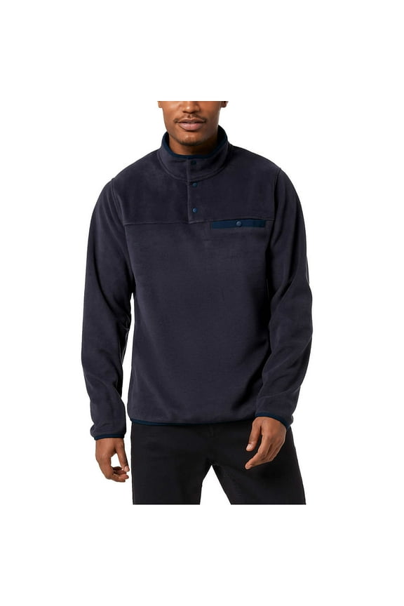 Men’s Quater Snap Soft Fleece Sweatshirt Casual Pullover Top