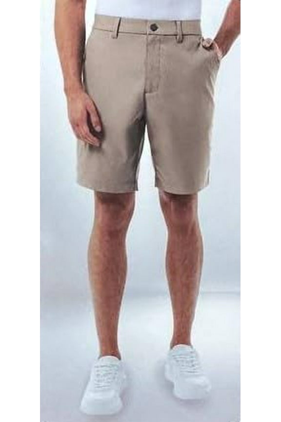 Men's Twill Tech Short (Tan, 40)