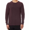 thumbnail image 1 of 32 Degrees Mens Heat Plus Henley Shirt, Red, XX-Large, 1 of 2