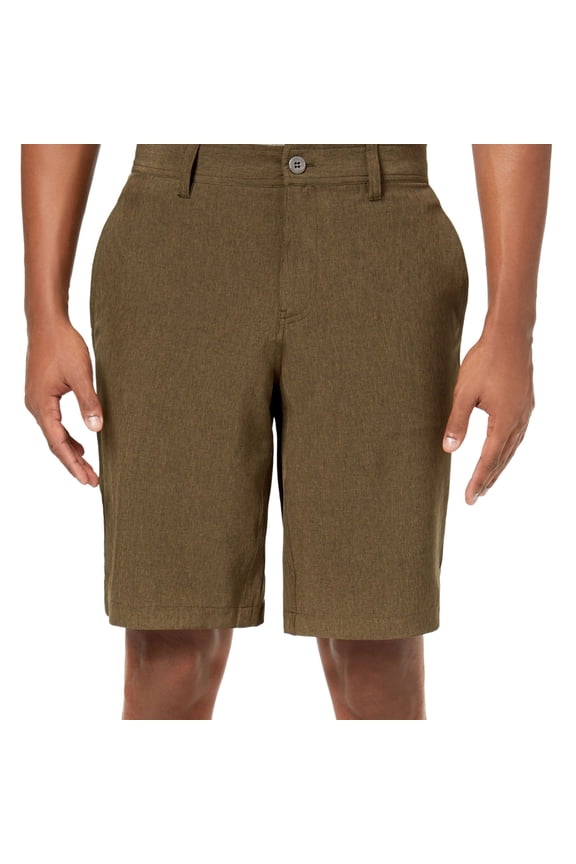 Mens Stretch Casual Chino Shorts, Green, 42