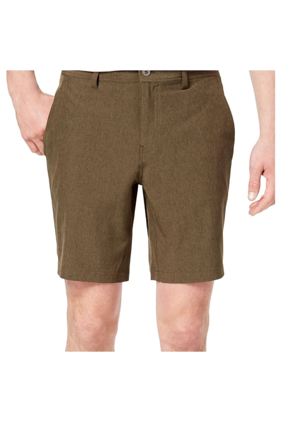 Mens Stretch Casual Walking Shorts, Green, 42