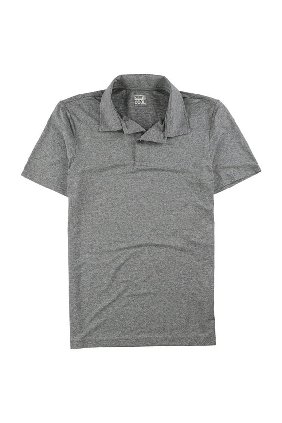 Mens Techno Rugby Polo Shirt, Grey, Small