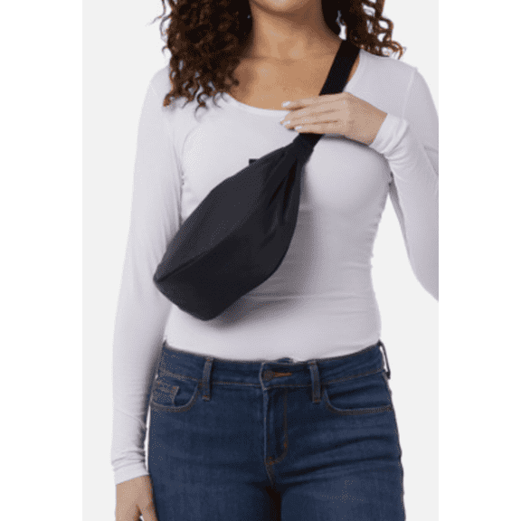 32 Degrees Unisex Crossbody Bag Water-Resistant Adjustable Shoulder Strap Black