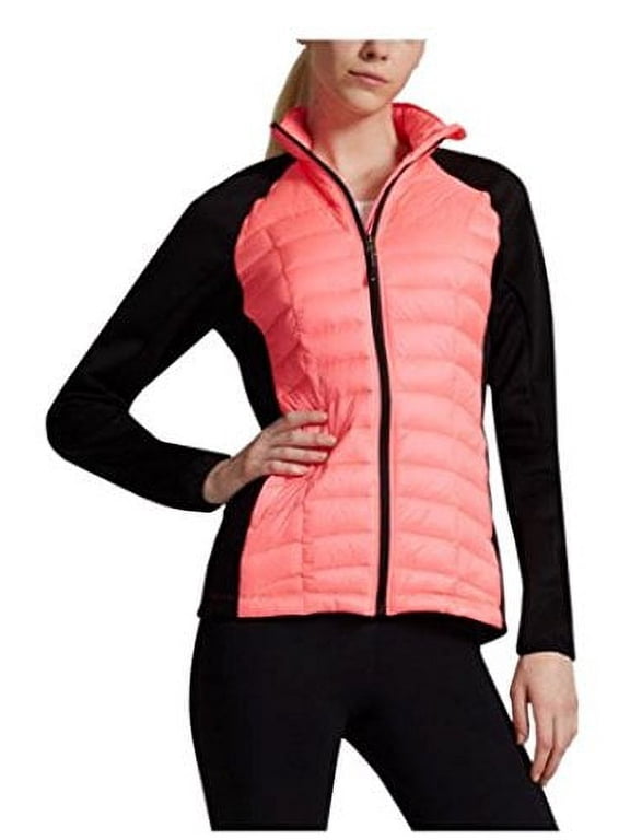 Weatherproof Ladies' Quilt Fill Softshell Jacket (Small, Neon Pink)