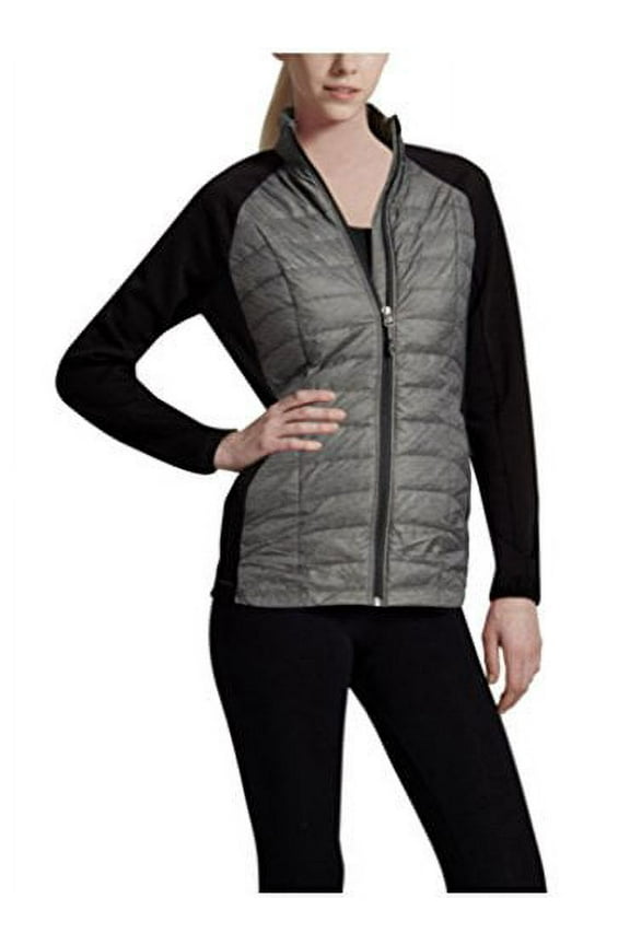 32 Degrees Weatherproof Women's Ultra Light Down Soft Shell Jacket Grey Small