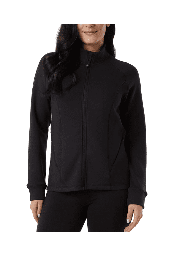 Women's Active Full-Zip Jacket Black 3X