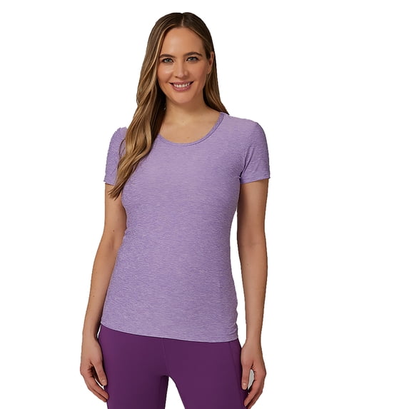 32 Degrees Women's Cool Fitted T-Shirt - Fairy Wren Space Dye - X-Small