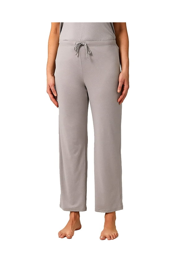 Women's Cool Lightweight Relaxed Fit Sleep Pant - Ghost Grey Heather - Small