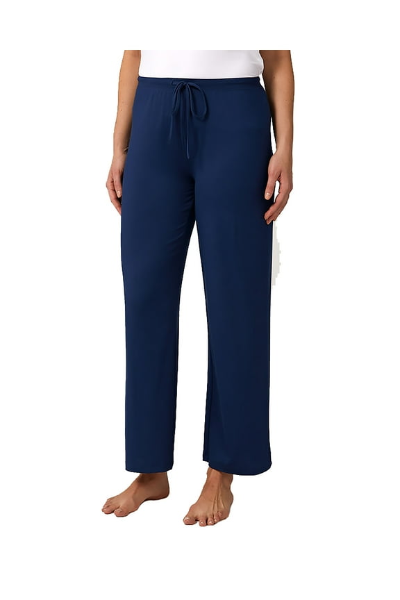 Women's Cool Lightweight Relaxed Fit Sleep Pant - Inky Indigo - Large