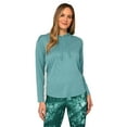 thumbnail image 1 of 32 Degrees Women's Cool Long-Sleeve Hooded T-Shirt - Biscay Bay Heather - X-Small, 1 of 4