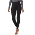 thumbnail image 1 of 32 Degrees Women's Cozy Heat High Waisted Leggings Black Size X-Large, 1 of 3