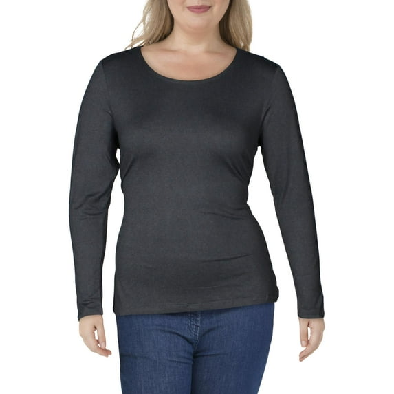 32 Degrees Women's Cozy Heat Underwear Top Black Size XX-Large