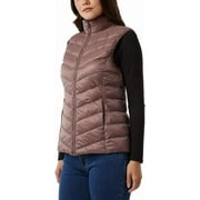 32 DEGREES Women’s Lightweight Warmth Stand Up Collar Vest, Womens Jacket (White, XX-Large)