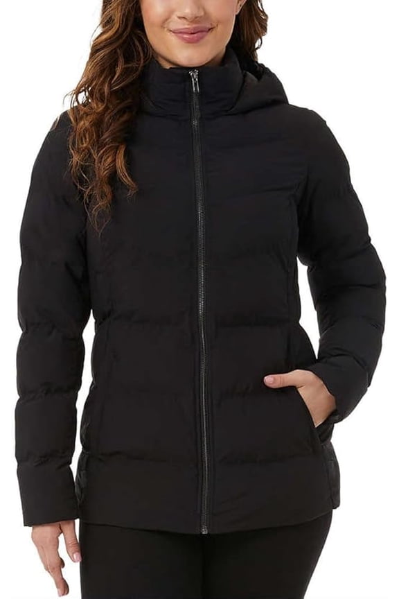 Women's Plus Size Power Tech Puffer, Black 3X